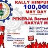 Himpunan 100,000 May Day Hari Pekerja Sedunia