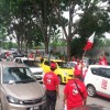 Konvoi kesatuan sekerja promosi hak pekerja
