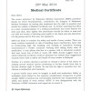 MEDICAL CERTIFICATE