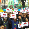 Workers march against ‘union busting’ in KL